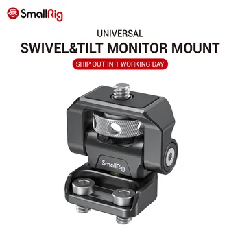 

SmallRig DSLR Camera Clamp Swivel and Tilt Adjustable Monitor Mount w/ Screws Mount for Monitor Flash Light DIY Attachment 2904