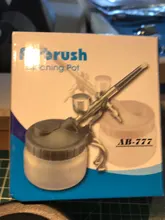 Cepillo de aire de 0,2/0,3/0,5mm, soporte para cepillo de aire y vidrio, herramientas de lavado con pistola pulverizadora, juego de pinceles con boquilla de aguja