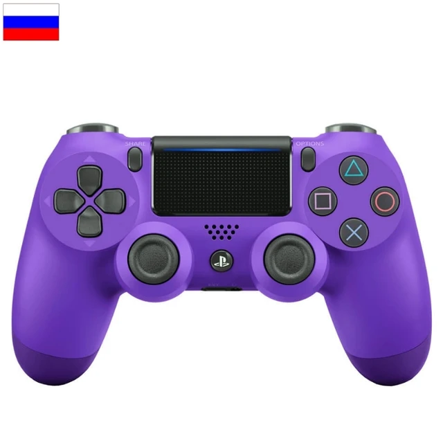 Game Pad (joystick) Wireless Bluetooth for PS4, controller suitable for iOS, Android, PS4, PC wireless Bluetooth game controller for PC mobile phone TV box computer joystick for tablet PC TV gamepad joypad controller Violet
