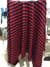 Asymmetrical Skirt Elastic-Waist ZANZEA Bohemian Striped Plus-Size Faldas Spring-Robe