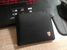 Cartera de cuero con patrón cruzado para Hombre, cartera masculina con diseño cruzado de Color sólido, Billetera de cuero con múltiples tarjetas de posición, a la moda