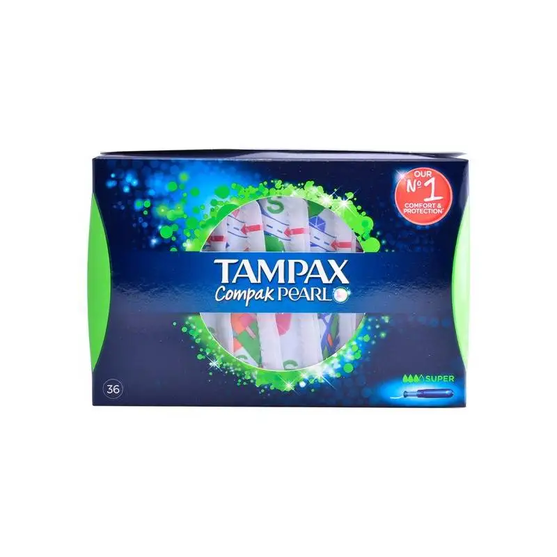 Тампоны Super Pearl Compak Tampax(36 шт