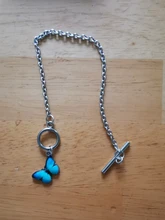 Pulseras de mariposa para parejas, brazaletes de diseño Ins para mujer, estudiantes, novia, hermana, regalo, Charms