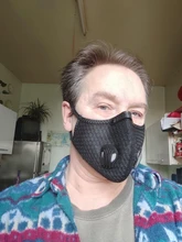 Mascarilla deportiva de carbón activado, máscara con filtro para polvo PM 2,5, anticontaminación, para correr, entrenamiento, ciclismo de montaña o carretera, transpirable