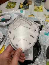 Mascarilla FFP2 KN95 de 5 capas para adultos, máscara respirador con filtro KN95, reutilizable, fpp2 fpp3