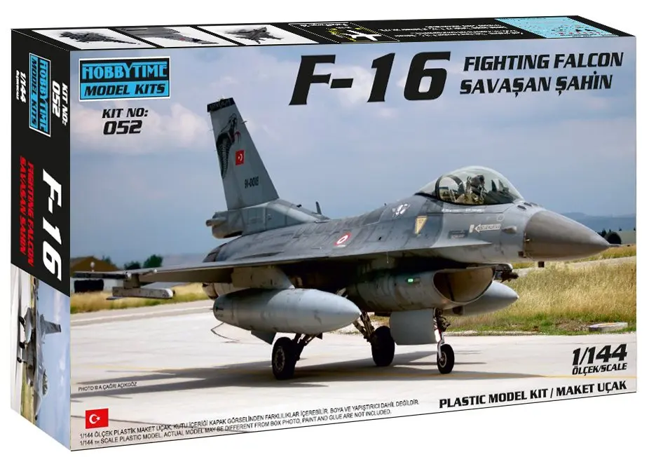 

F-16 Fighting Falcon Aircraft Model Turkish Air Force TUAF 1/144 scale