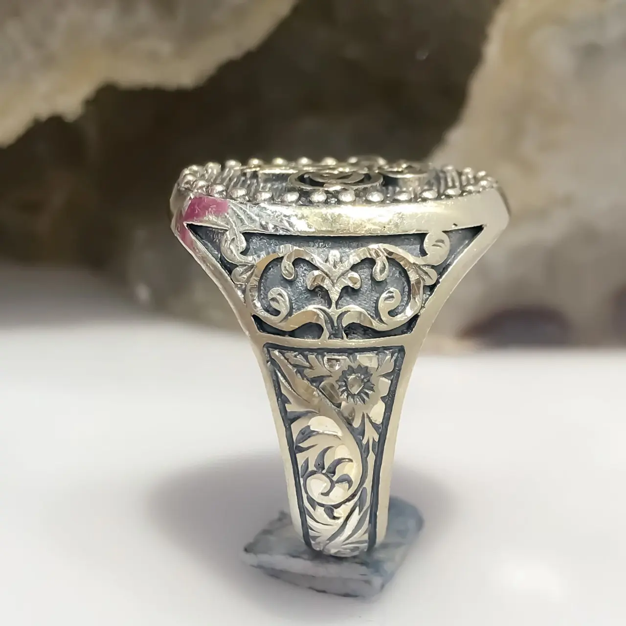 Серебряное мужское кольцо Erzurum Handmades tugle