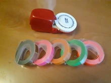 Ribbon Label-Maker Embossing-Tape Printer DYMO Motex E-101 for 3D 5pcs 9mm Plastic 12695