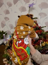 Halloween-Costume Christmas-Dog Hoodies Dogs-Coat Small Chihuahua Winter for Cat