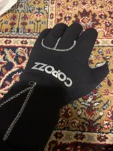 COPOZZ-guantes de neopreno para buceo, Material abrigado para natación, surf, remo, protección antideslizante, deportes acuáticos, 3mm