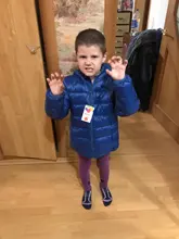 Chaqueta de invierno ultraligera para niñas, prendas de vestir con capucha, mono de nieve para niño, ropa de 2 a 8 años, 2020