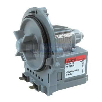 

Drain pump M116 for washing machine 25W
