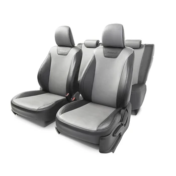 

Seat covers model eco-leather ToyotaPrius 2 sedan (2003 +) pri-2sd (03 +) 40-60g BK/D. gy