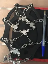 18 dientes hielo nieve crampones antideslizante escalada pinza zapato cubre Spike zapatos de acero inoxidable nieve antideslizante de la cubierta del zapato Crampon