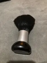 Brochas de barbero suaves para el cuello, cepillo de cabello para salón de belleza, herramienta de maquillaje de estilismo para peluquería, color negro, novedad de 2020