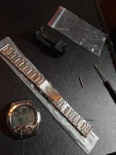 Correa de reloj de acero inoxidable, accesorios de 12mm, 14mm, 16mm, 18mm, 20mm, 22mm y 24mm de ancho, correa de cinco cuentas para buceo