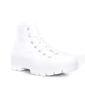 

Converse Chuck Taylor All Star Lugged High Top white color platform sole with grip