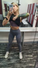 Leggings Mesh Yoga-Pants Scrunch Butt Sports-Tights Vital Push-Up Booty Women Fitness