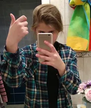 Plaid Shirt Blouse Women Tops Blusas Long-Sleeve Loose Flannel Plus-Size Cotton New-Brand