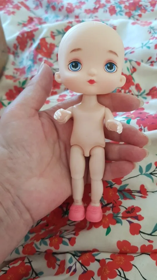 16cm dolls like hola dolls nude doll with make up 2019-6