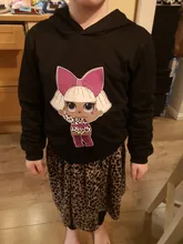 LOL Surprise-sudadera con capucha para niños y niñas, camisa con estampado de dibujos animados, Tops, sudadera, ropa informal