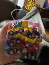 6 uds juguete de modelo de coche atrás coche vehículo móvil camión de bomberos modelo Taxi chico Mini juguetes regalo Diecasts juguete para los niños