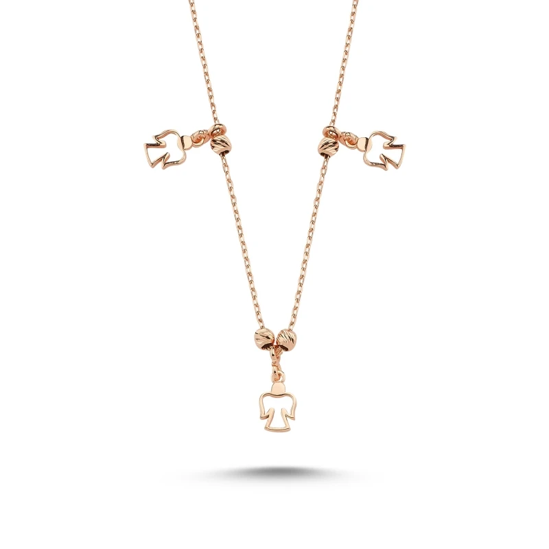 

Armagano Angel Pattern Sterling Dangle Necklace