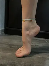 Moda pie cuentas de cristal de joyas tobillera de gota verano descalzo tobillo pulseras para pierna regalo para mujer Niña