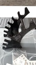 1 Set de pinceles de uñas soporte de estante de pluma accesorios cepillos para herramienta de la manicura acrílico soporte de cepillos de manicura portador de almacenamiento