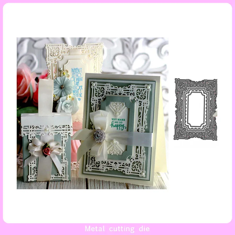 

Hollow album Metal Cutting Dies Scrapbooking Craft Dies Cut Practice Hands-on DIY Album Tool for Paper card making Art Handmade