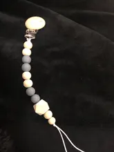 Bebé Clip de madera para chupete Anti-Cadena de cadena de chupete juguete recién nacido Cadena de chupete