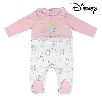 

Baby's Long-sleeved Romper Suit Dumbo Disney Pink