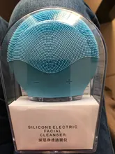 Ultra sonic eléctricos de silicona cepillo de limpieza Facial Sonic cara limpiador limpiando piel Mini lavadora masajeador cepillo recargable