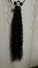 Anjo Plus RYLAI-extensiones de pelo rizado mechones, pelo sintético, 300g, para cabeza completa, 26-30 pulgadas, negro, marrón, degradado