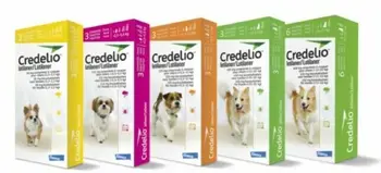 

CREDELIO tablets chewable dogs anti-parasitic cats