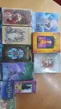 Tarot-Cards Deck Table-Board-Games Divination Witchcraft Fate Silver English Guidebook