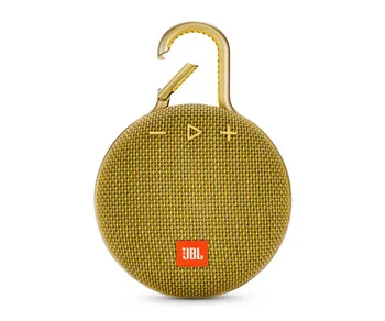 

JBL CLIP 3 YELLOW PORTABLE SPEAKER 3W RMS BLUETOOTH CARABINER INTEGRATED WATERPROOF IPX7
