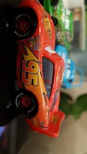Disney Pixar-Juguetes de los personajes de Cars para niños, coches de juguetes de Cars 2 3, Lightning McQueen, Mater Jackson, Storm Ramirez, 1:55, vehículo fundido a presión, juguete de metal de aleación para chicos