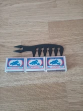 Combs Hairstyling-Tool Hair-Brush Barber Tooth Professional Double-Side Man Fish-Bone-Shape