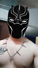 Los hombres collar de baratija de joyería de películas de superhéroes negro collares de pantera rey Wakanda TChalla joyería para disfraz de regalo