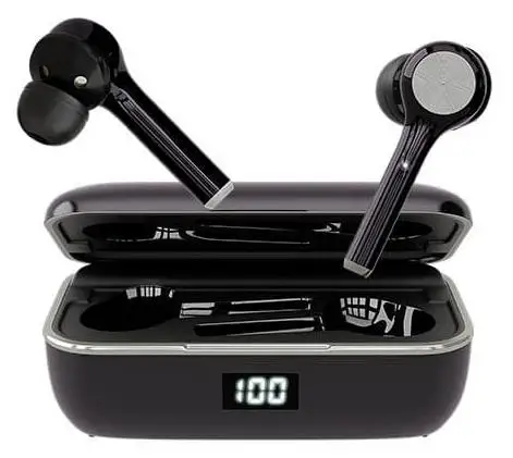 Bluetooth-наушники с микрофоном HIPER TWS Bora (Black) | Электроника