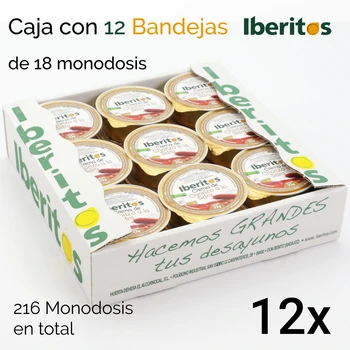 

IBERITOS-cash box set 12 trays 18 soup cream sausage machine a Cyder 23g-Cash Box 12 trays 18x23g sausage
