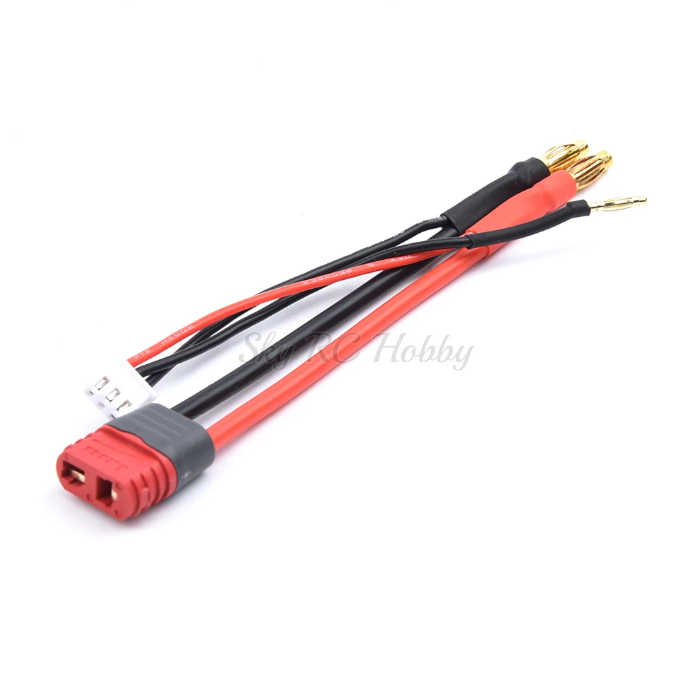 Lipo lithium Battery Charging Wire 2S 4MM/2S Balance Head T XT30