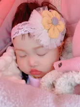 3Pcs/Set Flower Baby Girl Headband Bows Crown Newborn Toddler Turban Hair Band Headbands