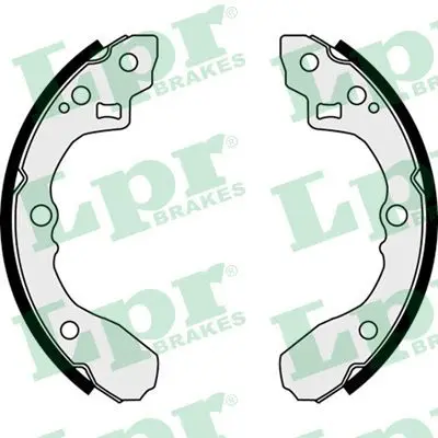 Колодки торм.бар.KIA RIO 1.3/1.5 00-02(d=200mm) LPR 08060