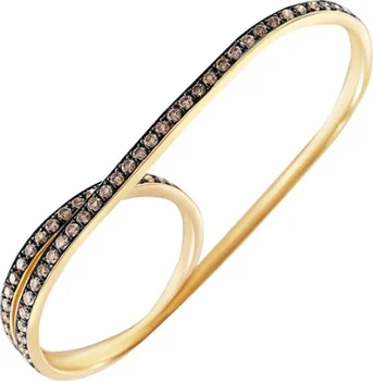 

Jay VI ring with 70 diamonds in Yellow Gold