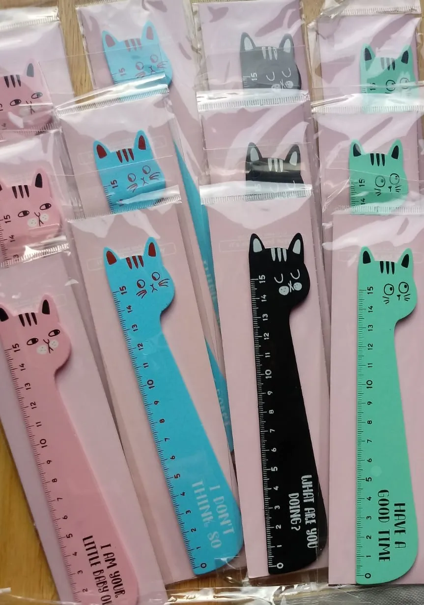 ZHILANS Cat Ruler Kawaii Accessories Cute Ruler Novelty Stationery Patchwork Ruler Color : Green ZHILANS Cat Ruler Kawaii Accessories Cute Ruler Novelty Stationery Patchwork Ruler Color : Green