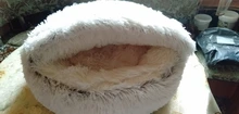 Cat Bed Cushion House Sofa Pet-Bed Small Plush Round Warm Best Soft for Dogs Nest