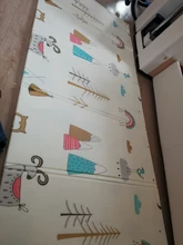 Estera de juego infantil brillante para bebés, 200cm x 180cm x 1cm, almohadilla plegable para gatear, XPE, para el hogar, exteriores, juego de rompecabezas impermeable