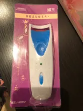 Maquillaje eléctrico rizador de pestañas en caliente para mujer, larga duración, permanente, pestañas calientes, Clip, Herramienta automática
